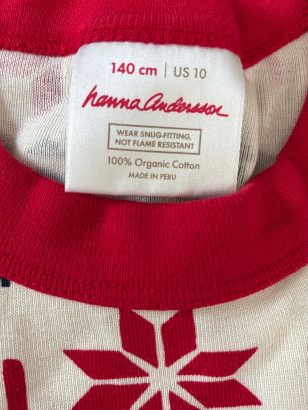 Hanna Andersson Kids Hanna Jams Pajamas Organic Cotton 2PC Deer Print 10